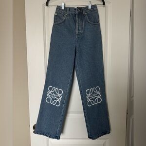 Loewe Anagram cropped denim